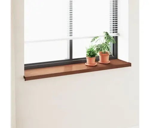 Langų Palangė Ruda Mediena 140 X 35 X 4,5 Cm Pvc