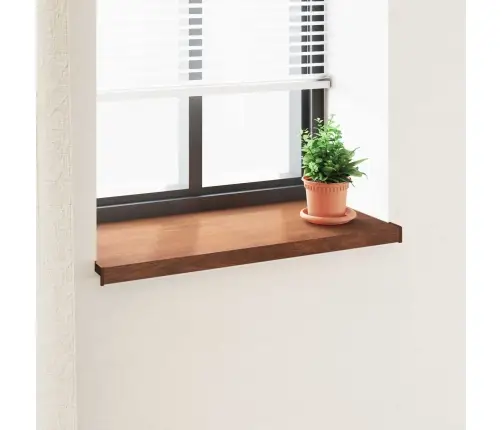 Langų Palangė Ruda Mediena 100 X 40 X 4,5 Cm Pvc