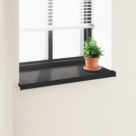 Logu Palodze Antracīts Ar Koka Tekstūru 80 X 45 X 4,5 Cm Pvc Vidaxl