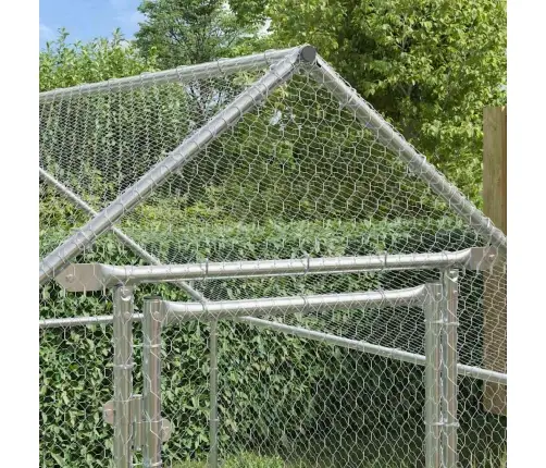 Kanakpuur Hõbedane 200X170X177 Cm Tsinkteras