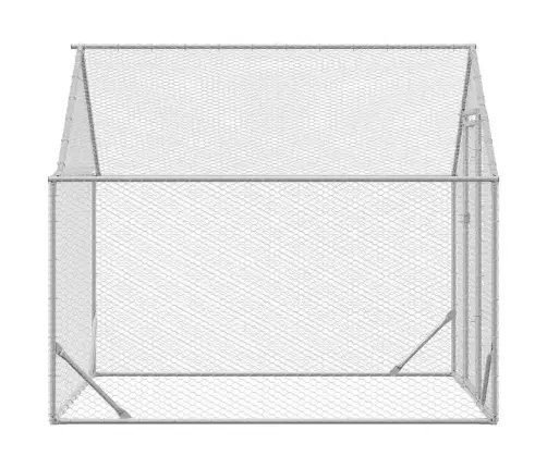 Kanakpuur Hõbedane 200X170X177 Cm Tsinkteras