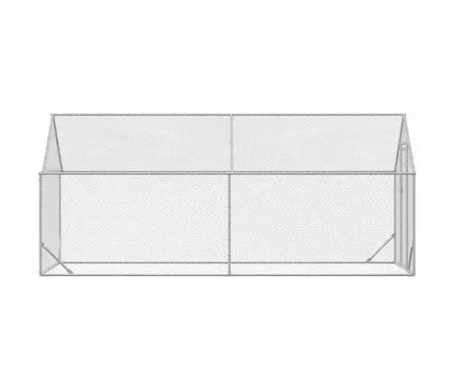 Kanakpuur Hõbedane 400X170X177 Cm Tsinkteras