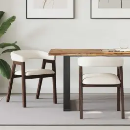 Söögitoa Toolid 2 Pcs Helepruun 54 X 57 X 73 Cm