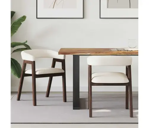 Söögitoa Toolid 2 Pcs Helepruun 54 X 57 X 73 Cm