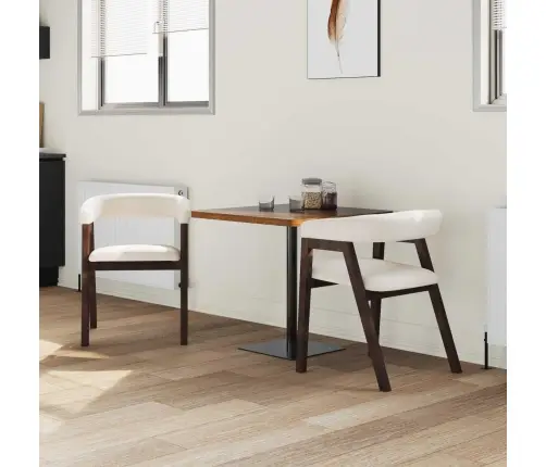 Söögitoa Toolid 2 Pcs Helepruun 54 X 57 X 73 Cm