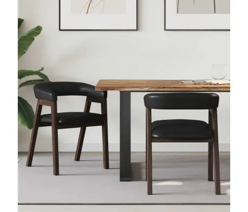 Söögitoa Toolid 2 Pcs Helepruun 54 X 57 X 73 Cm