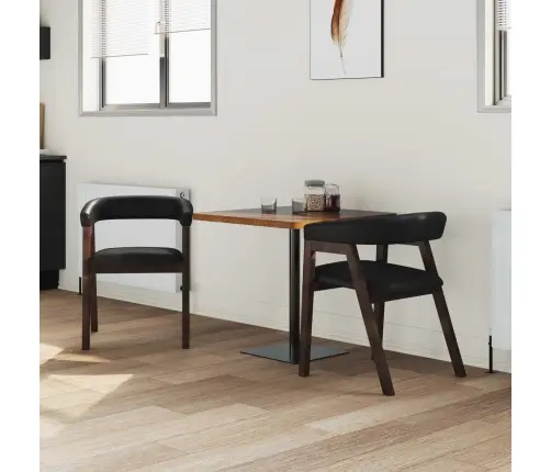 Söögitoa Toolid 2 Pcs Helepruun 54 X 57 X 73 Cm