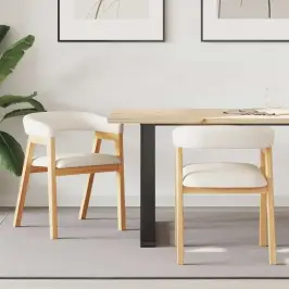 Söögitoa Toolid 2 Pcs Neutraalne 54 X 57 X 73 Cm