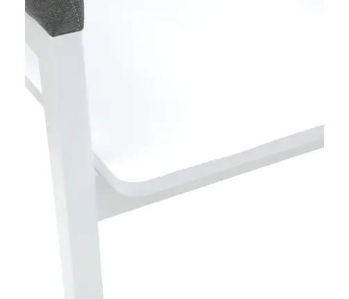 Söögitoa Toolid 2 Pcs Valge 54 X 57 X 73 Cm Tugev Kummipuust