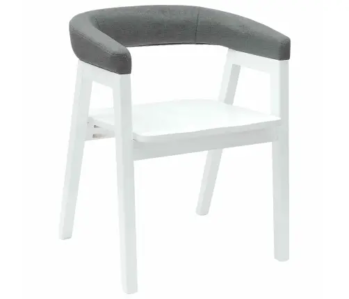 Söögitoa Toolid 2 Pcs Valge 54 X 57 X 73 Cm Tugev Kummipuust