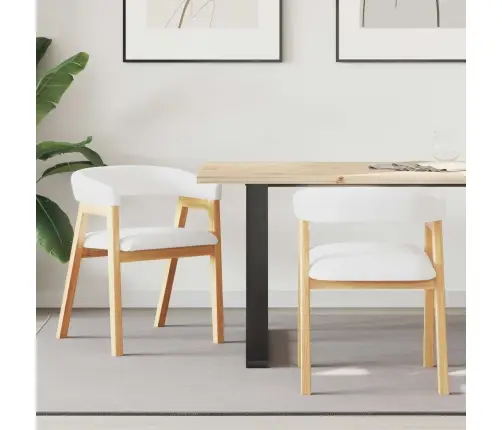 Söögitoa Toolid 2 Pcs Neutraalne 54 X 57 X 73 Cm