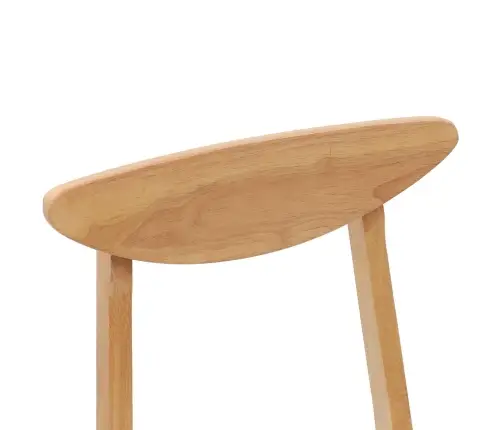 Valgomojo Kėdės 2 Pcs Natūrali 42 X 47.5 X 81 Cm