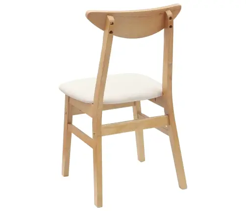 Valgomojo Kėdės 2 Pcs Natūrali 42 X 47.5 X 81 Cm