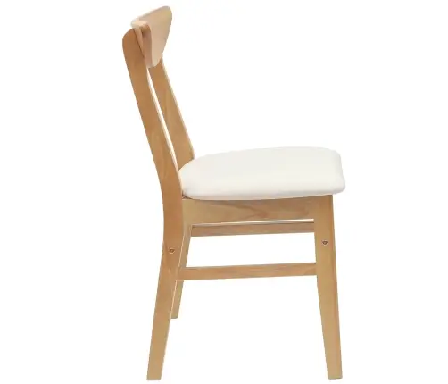 Valgomojo Kėdės 2 Pcs Natūrali 42 X 47.5 X 81 Cm