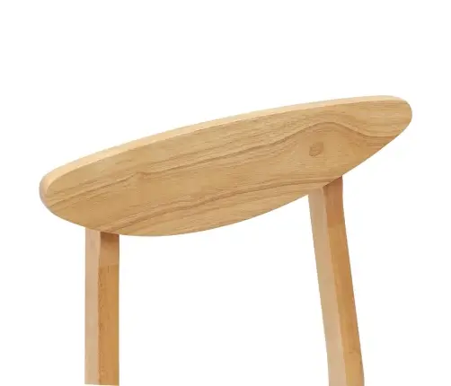 Valgomojo Kėdės 2 Pcs Natūrali 42 X 47.5 X 81 Cm