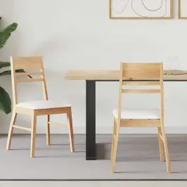 Söögitoa Toolid 2 Pcs Neutraalne 43 X 54 X 89 Cm