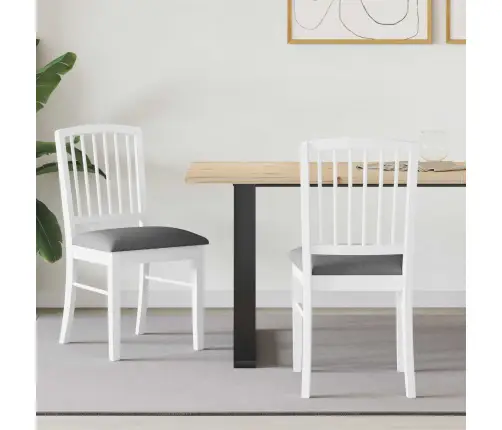 Valgomojo Kėdės 2 Pcs Balta 50 X 52,5 X 91 Cm