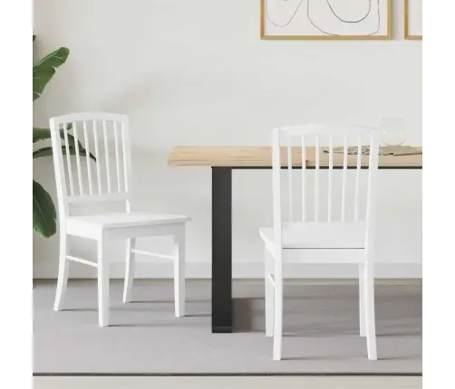 Valgomojo Kėdės 2 Pcs Balta 50 X 52,5 X 91 Cm
