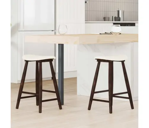 Söögitoa Toolid 2 Pcs Helepruun 46 X 37 X 63 Cm