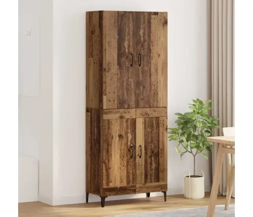 Aukštas Spintelė Senovinis Medis 69,5 X 34 X 180 Cm