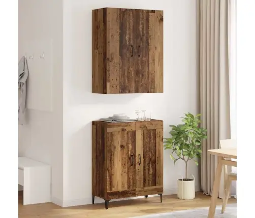 Aukštas Spintelė Senovinis Medis 69,5 X 34 X 180 Cm