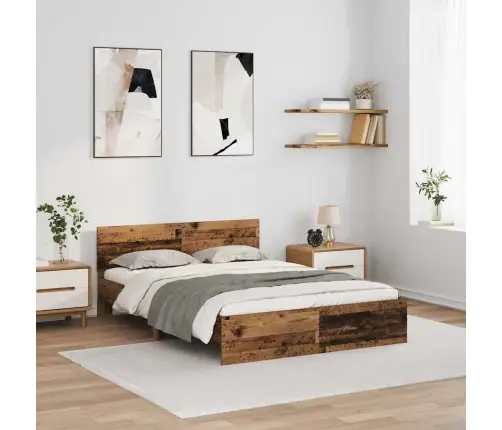 Lovos Rėmas Senovinis Medis 140 X 200 Cm Apdirbta Mediena