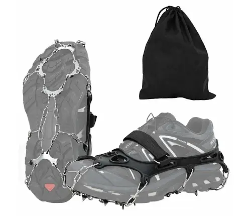 Ledus Uzlikas Apaviem Melna M Vidaxl