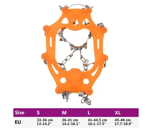 Ledus Uzlikas Apaviem Oranža L Vidaxl
