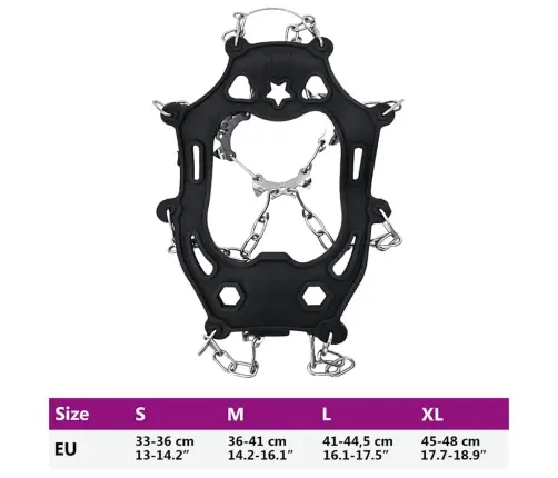 Ledus Uzlikas Apaviem Melna Xl Vidaxl
