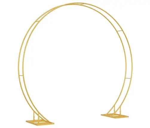 Kāzu Arka Zelts 220 X 45 X 200 Cm Tērauds Vidaxl