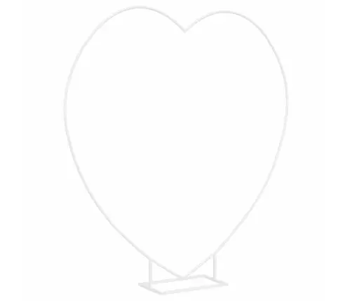 Kāzu Arka Balts 195 X 35 X 211 Cm Tērauds Vidaxl