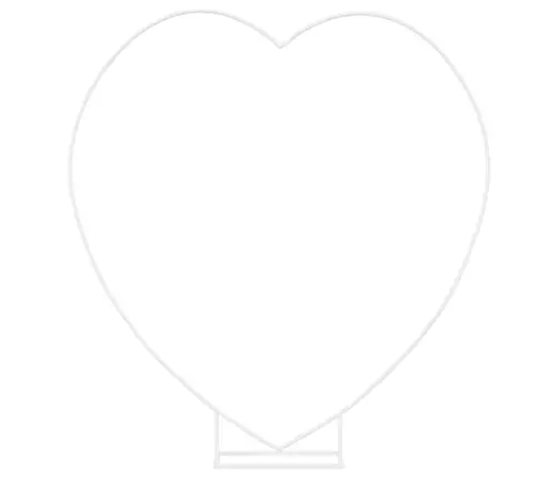 Kāzu Arka Balts 195 X 35 X 211 Cm Tērauds Vidaxl