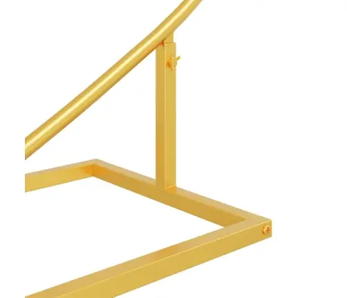 Kāzu Arka Zelts 195 X 35 X 211 Cm Tērauds Vidaxl