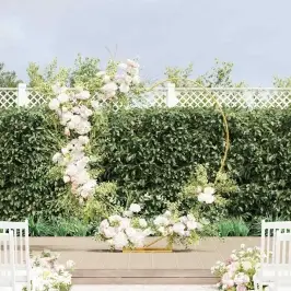 Kāzu Arka Zelts 195 X 35 X 211 Cm Tērauds Vidaxl