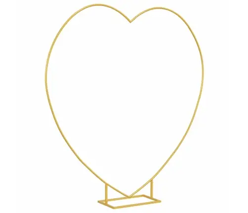 Kāzu Arka Zelts 195 X 35 X 211 Cm Tērauds Vidaxl