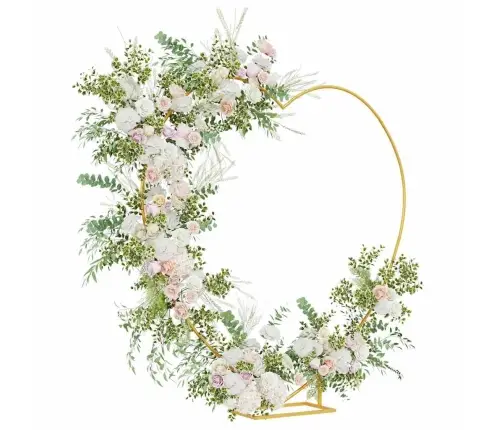 Kāzu Arka Zelts 195 X 35 X 211 Cm Tērauds Vidaxl