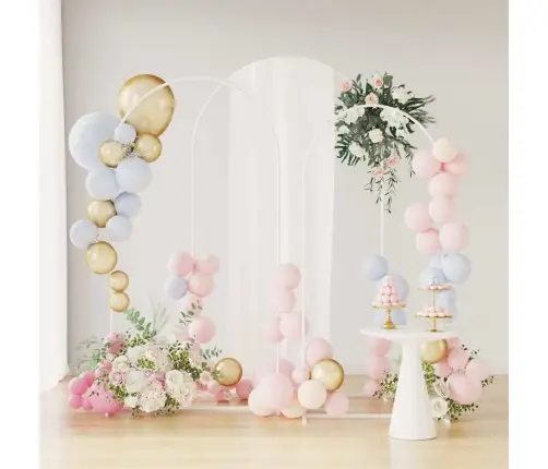 Vestuvinis Arklys 3 Pcs Balta Plienas