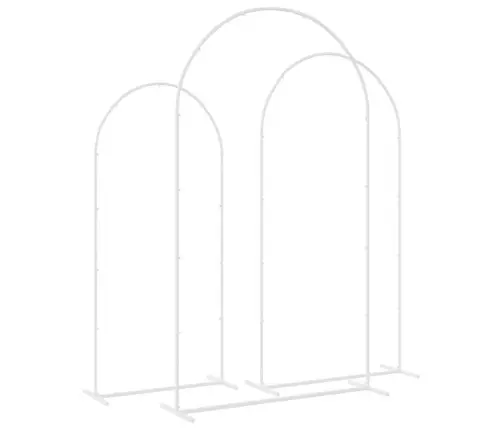 Vestuvinis Arklys 3 Pcs Balta Plienas