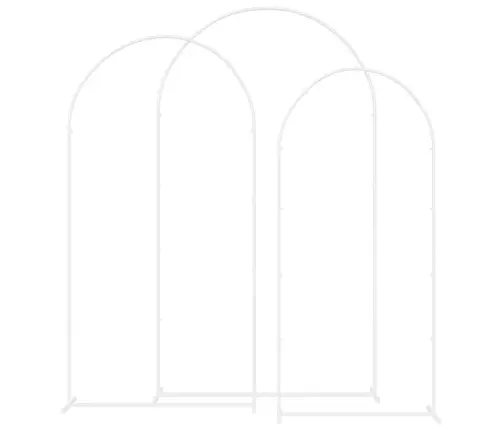 Vestuvinis Arklys 3 Pcs Balta Plienas