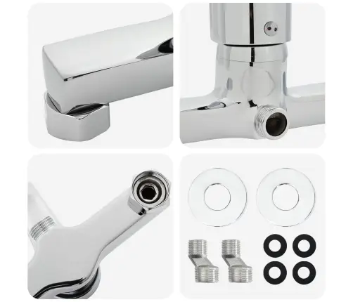 Duši Segisti Kraan Kroom G 1 / 2 Tolli Messing