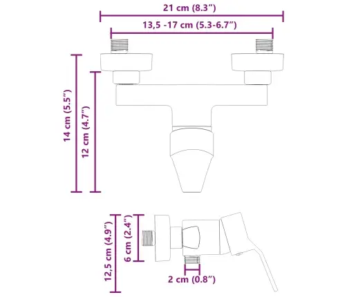 Duši Segisti Kraan Kroom G 1 / 2 Tolli Messing