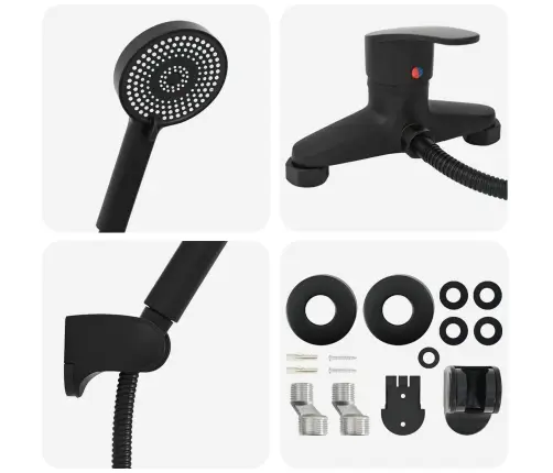 Dušo Galvutės Rinkinys Juoda G 1 / 2 Colių