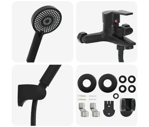 Dušo Galvutės Rinkinys Juoda G 1 / 2 Colių