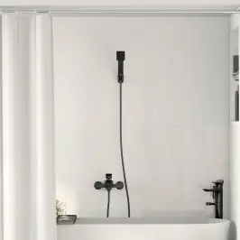 Dušas Galvas Komplekts Melna G 1 / 2 Collas Vidaxl