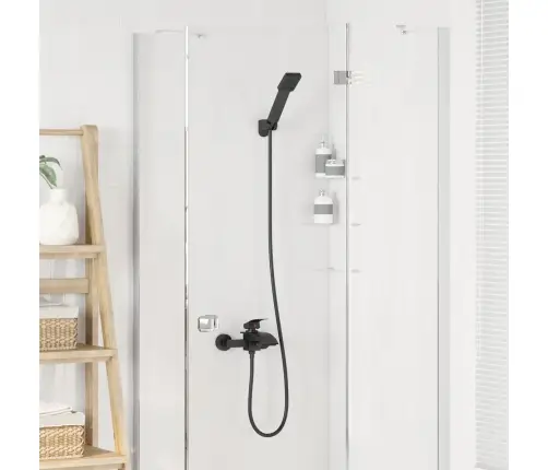 Dušas Galvas Komplekts Melna G 1 / 2 Collas Vidaxl