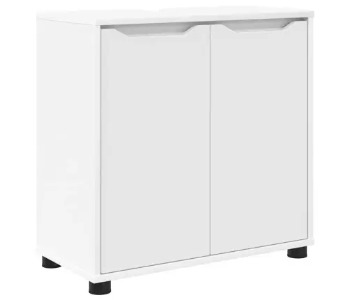 Vannas Istabas Mēbeļu Komplekts 4 Pcs Balts Inženierijas Koks Vidaxl