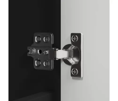 Vannas Istabas Mēbeļu Komplekts 4 Pcs Melna Inženierijas Koks Vidaxl