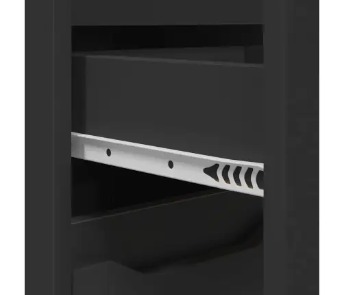 Vannas Istabas Mēbeļu Komplekts 4 Pcs Melna Inženierijas Koks Vidaxl