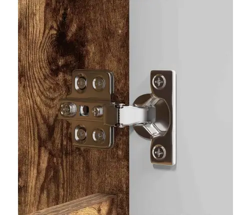 Vonios Baldų Rinkinys 4 Pcs Rūkyta Ąžuolas Apdirbta Mediena