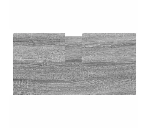 Vannas Istabas Mēbeļu Komplekts Ar Plauktu 4 Pcs Pelēks Sonoma Vidaxl